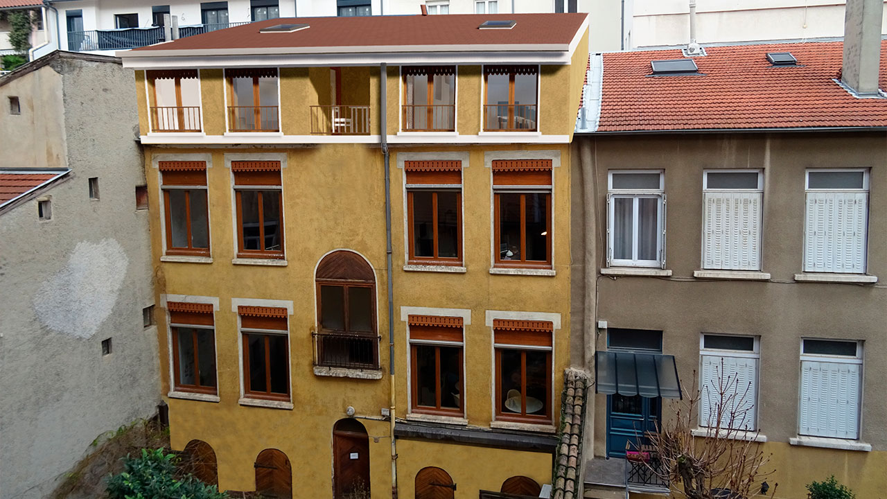 Réhabilitation d’un immeuble en pisé - Lyon
